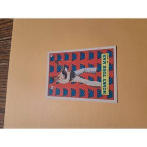 Vintage 1987 WWF Decal Sticker Puzzle Trading Card 10 Honky Tonk Man Titan Sport